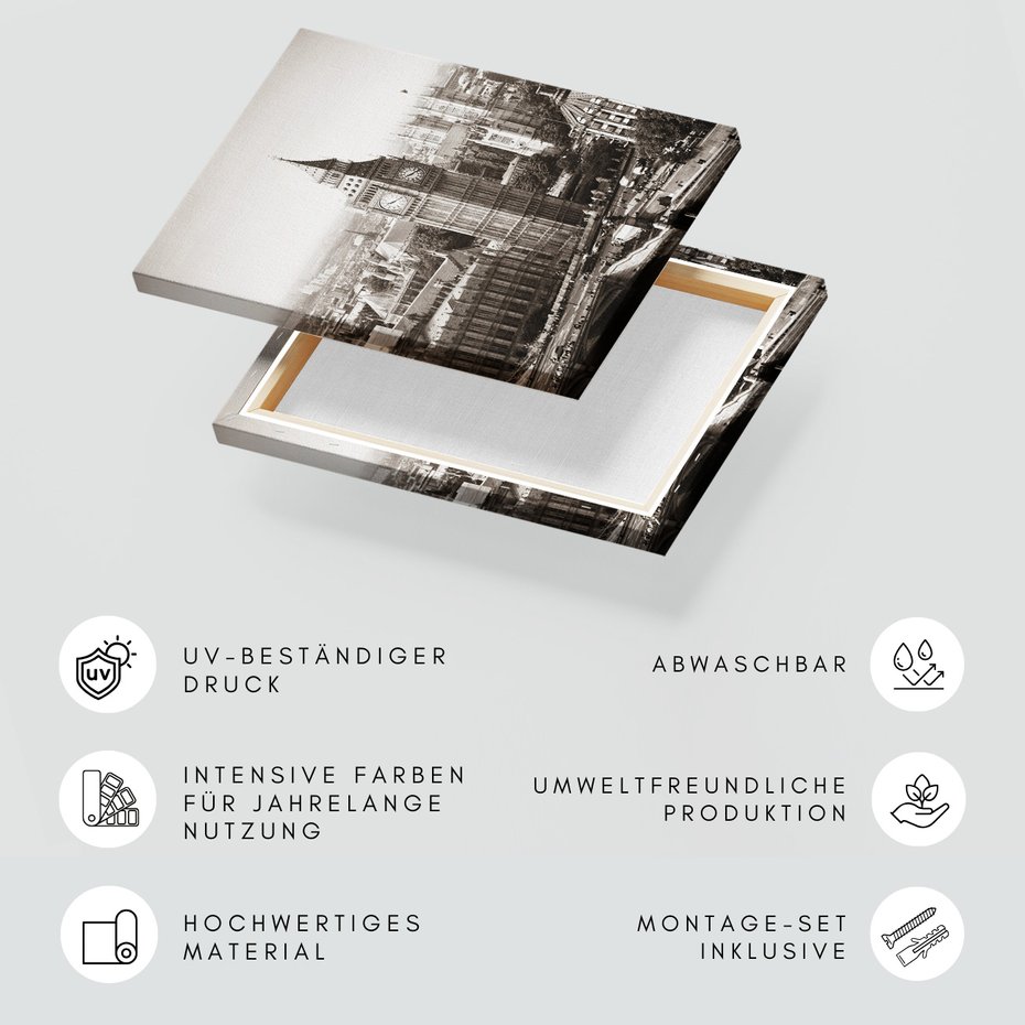 Obraz na płótnie - Big Ben, Londyn, miasto