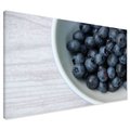 Obraz na płótnie - jagody, miska, jedzenie