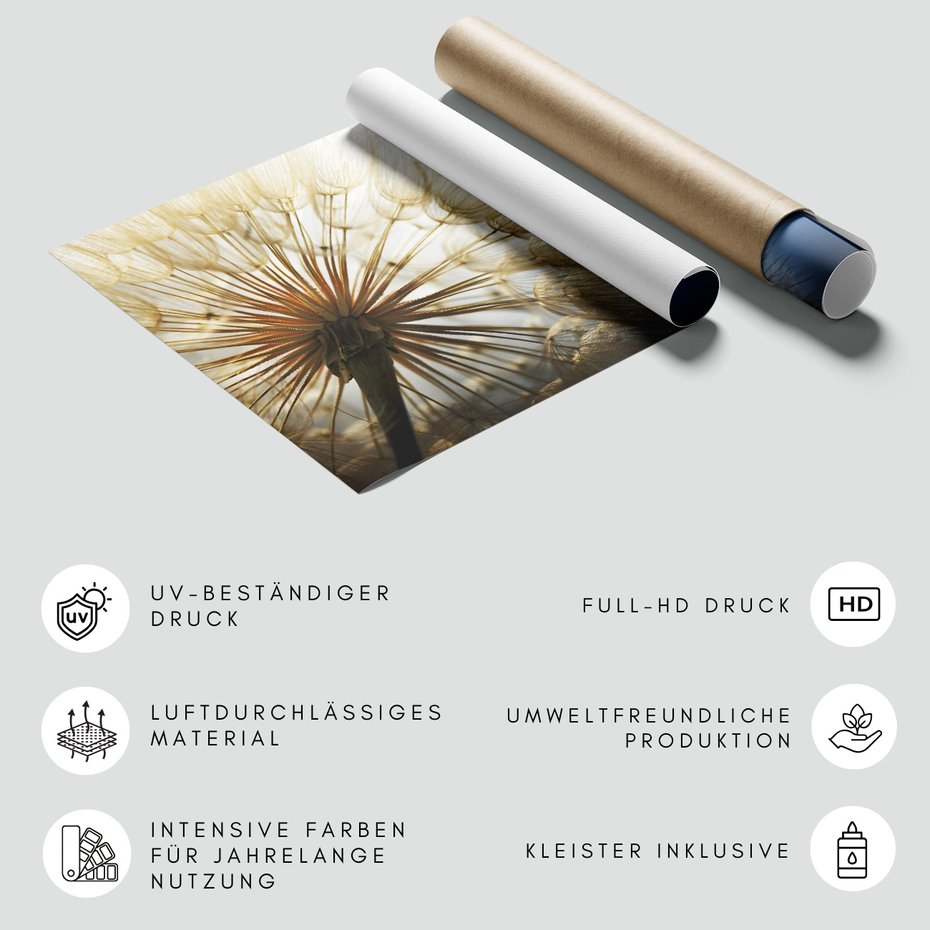 Fototapeta - dmuchawiec, natura, makro