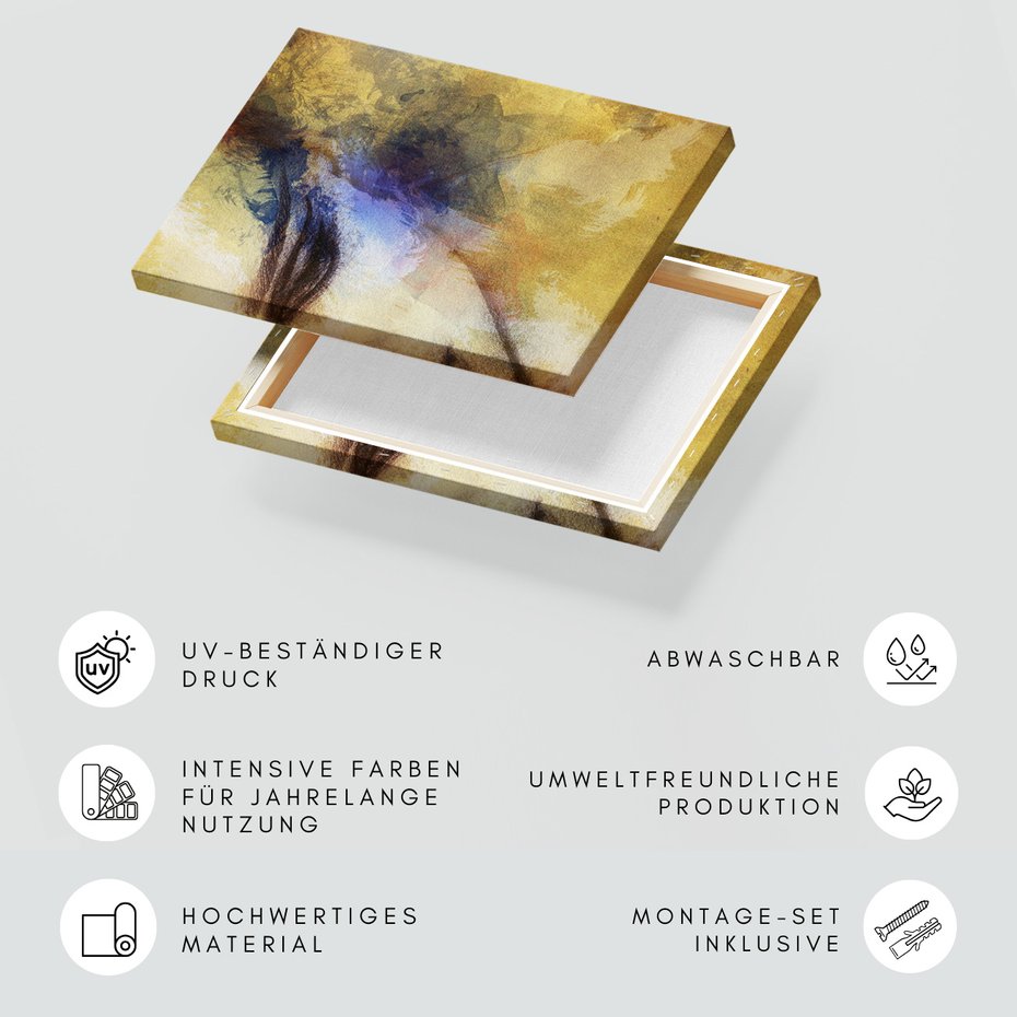 Obraz na płótnie - abstrakcja, portret, oko