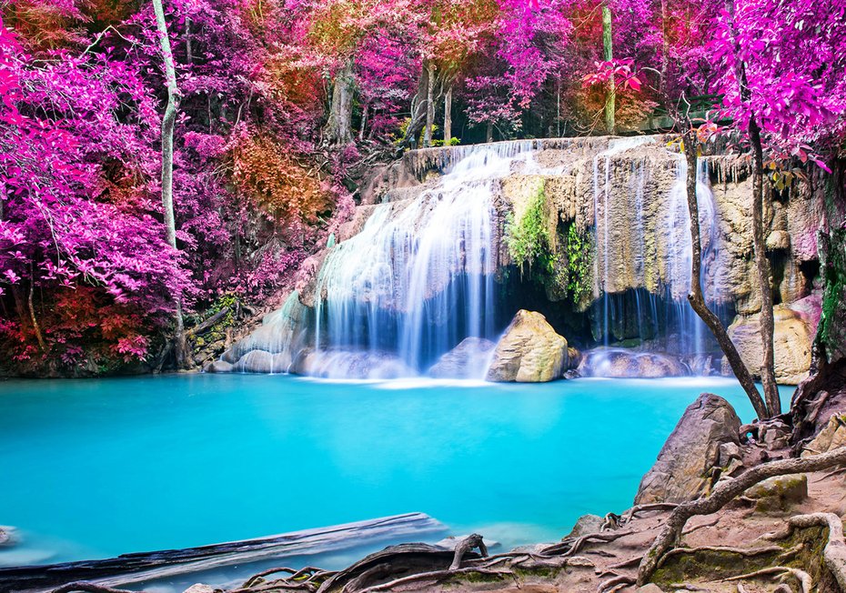 Fototapeta - wodospad, natura, krajobraz