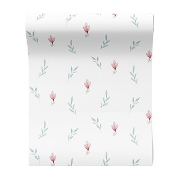 Tapeta - kwiaty, liście, tło