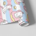 Tapeta - dziecięca, jednorożce, pączki, lody