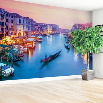 Fototapeta - wenecja, kanał, gondole