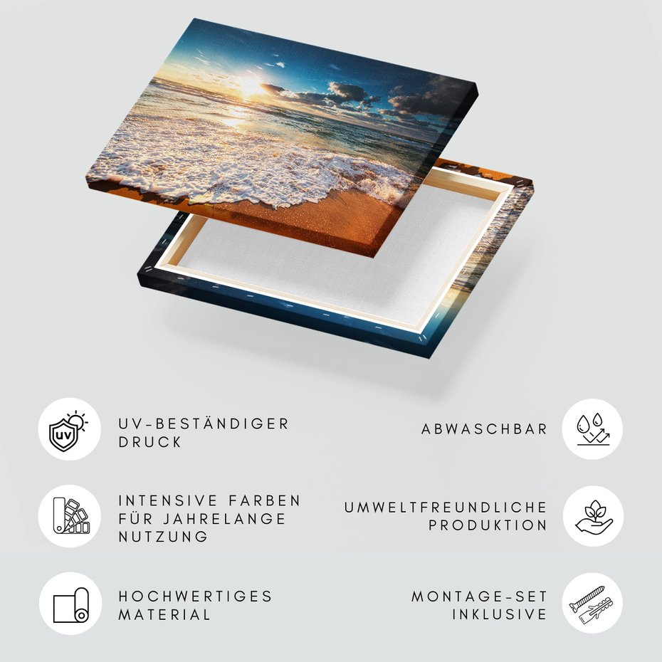 Obraz na płótnie - plaża, morze, woda