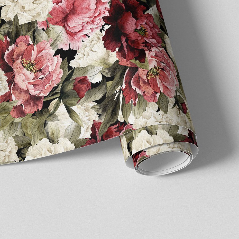 Tapeta - kwiaty, piwonie, bukiet