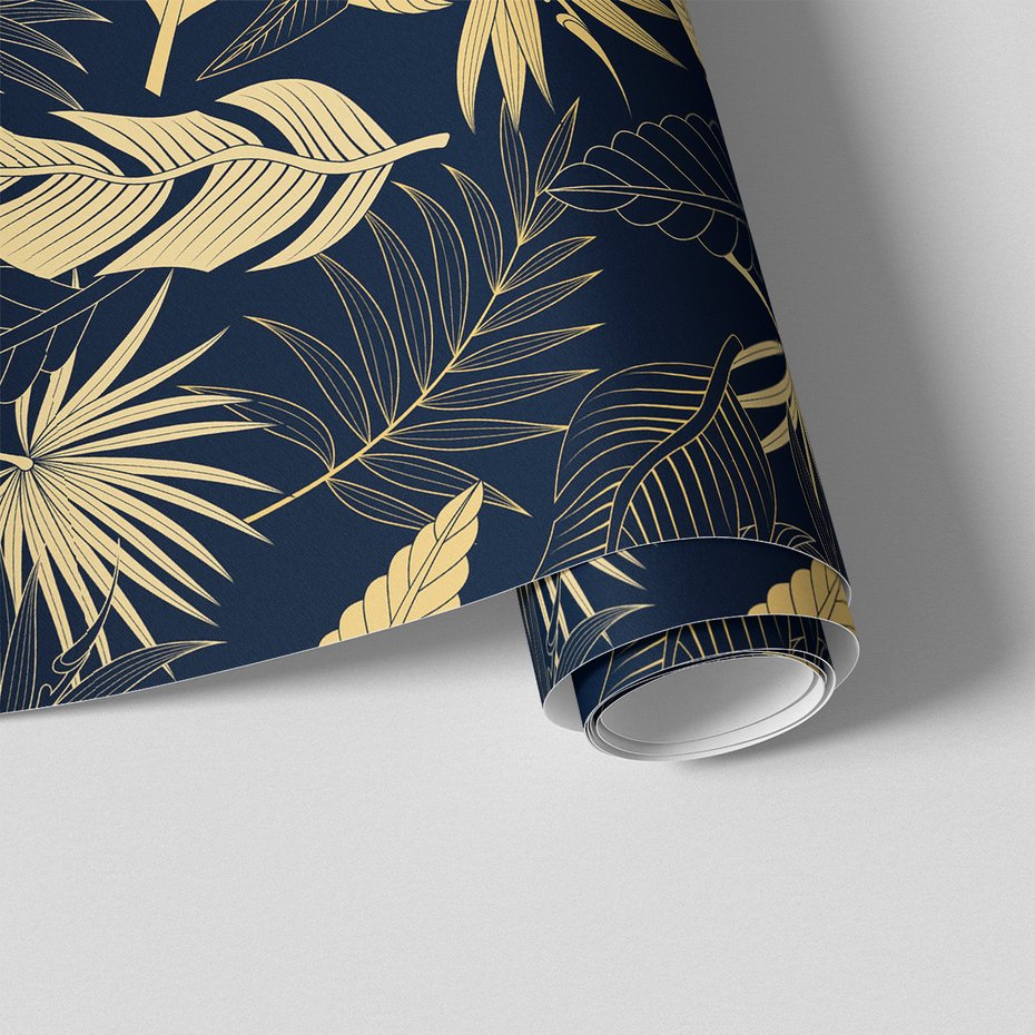 Tapeta - liście, kwiaty, tropiki