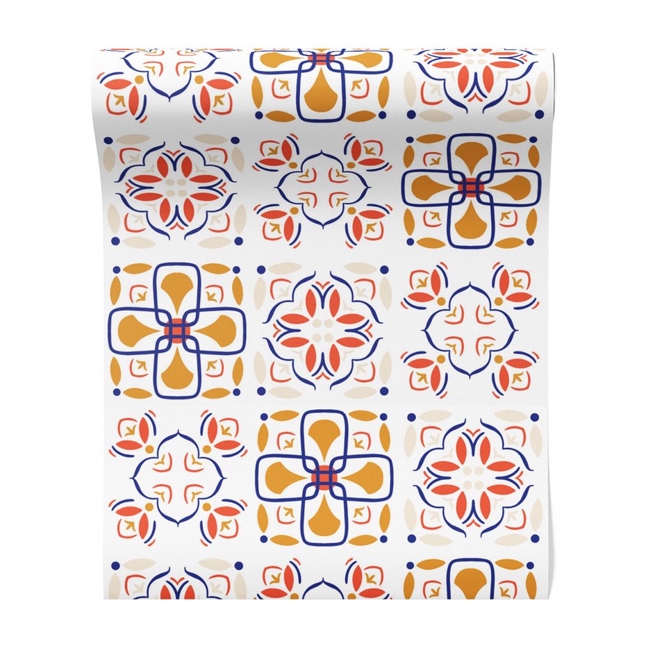 Tapeta - ornament, kształt, dekoracja