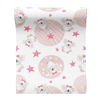 Tapeta - dziecięca, koala, gwiazdy, tło