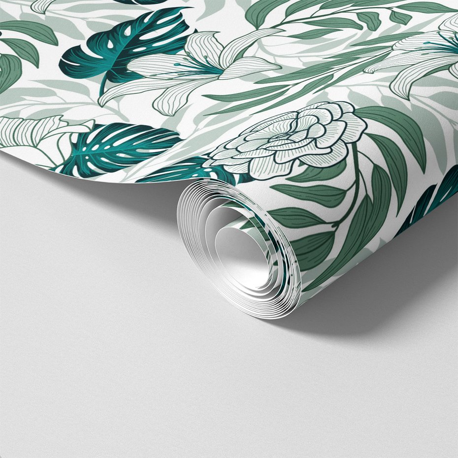 Tapeta - kwiaty, liście, natura