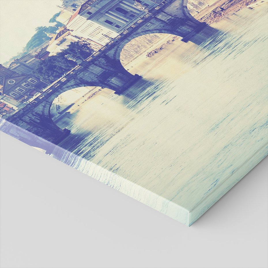 Obraz na płótnie - Rzym, most, architektura