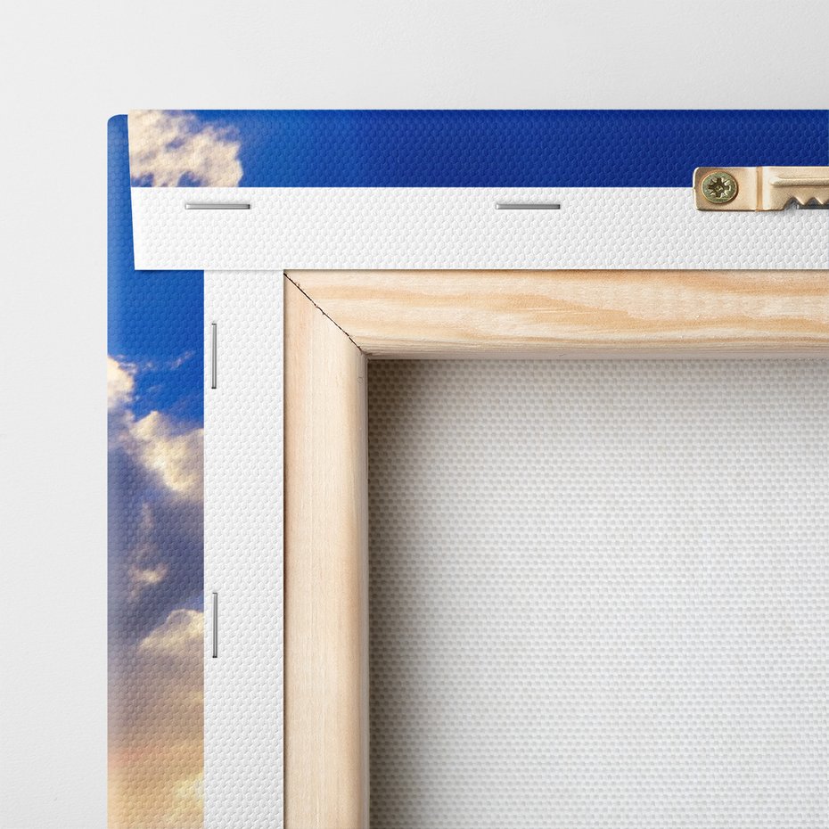 Obraz na płótnie - góry, las, niebo