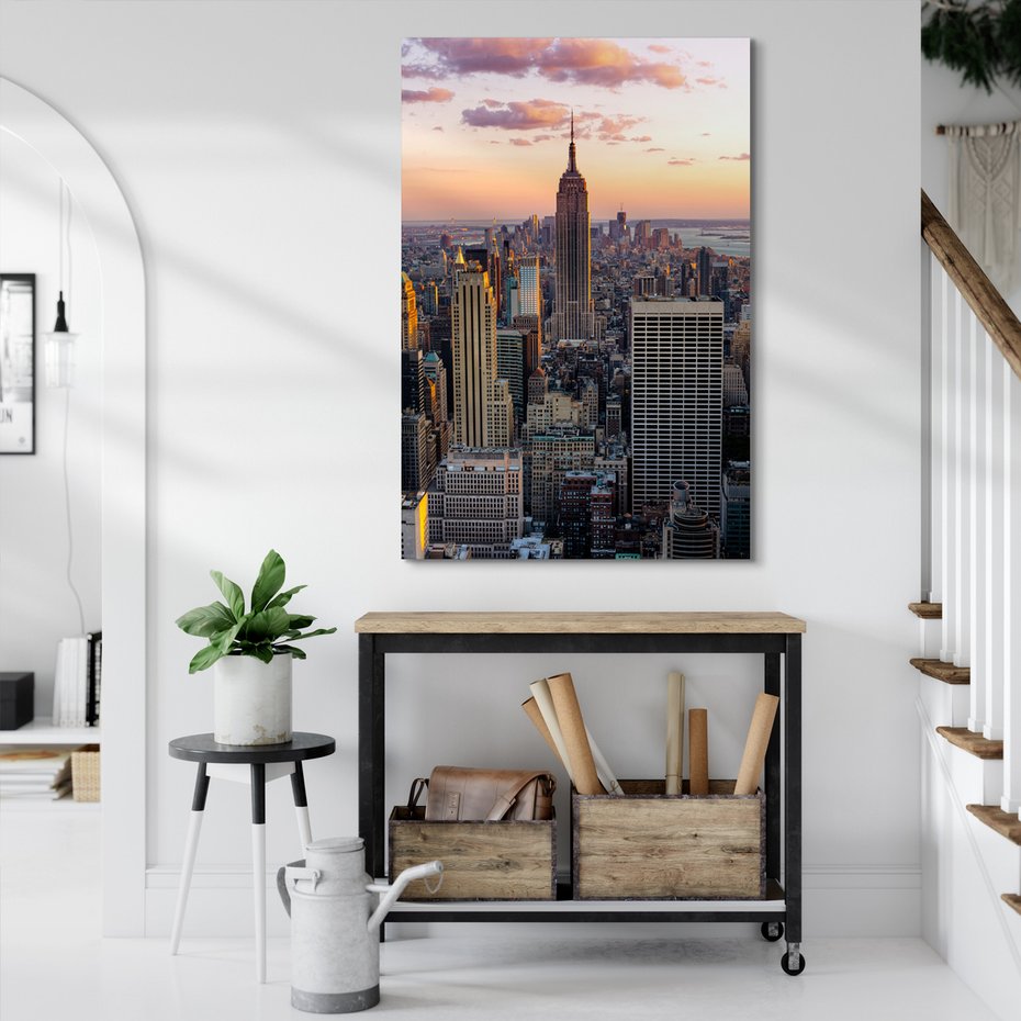 Obraz na płótnie - miasto, budynki, drapacze chmur