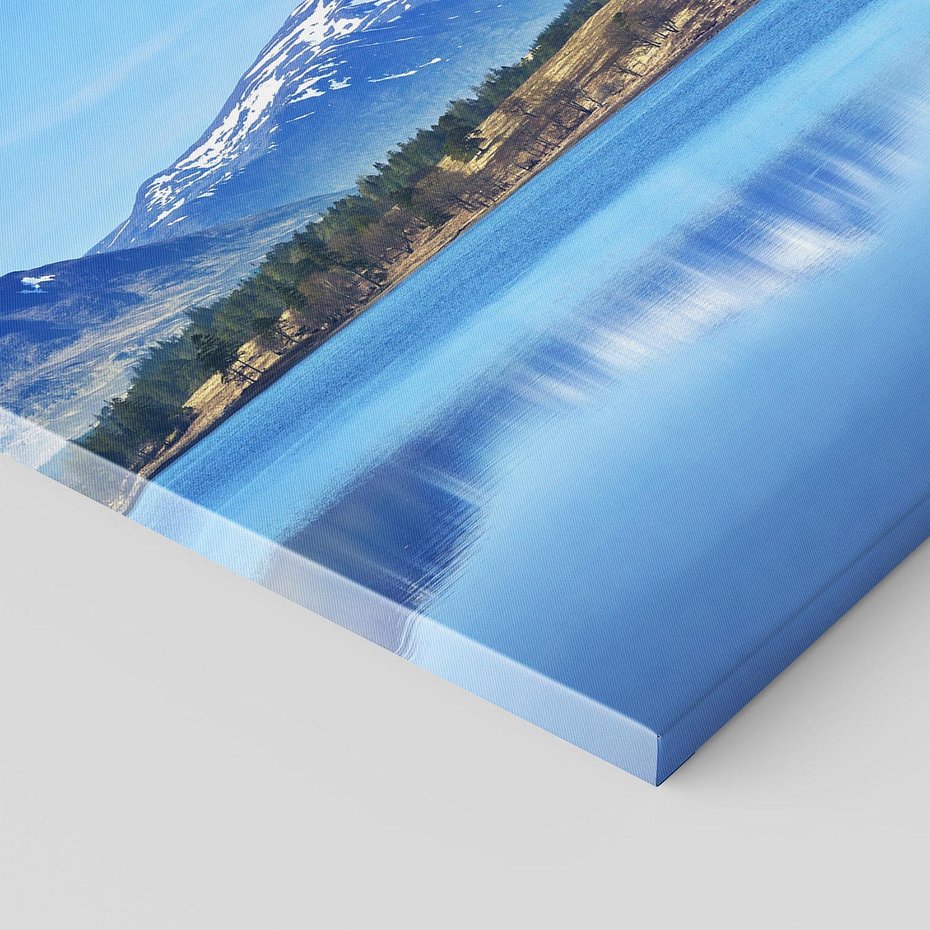 Obraz na płótnie - góry, jezioro, krajobraz