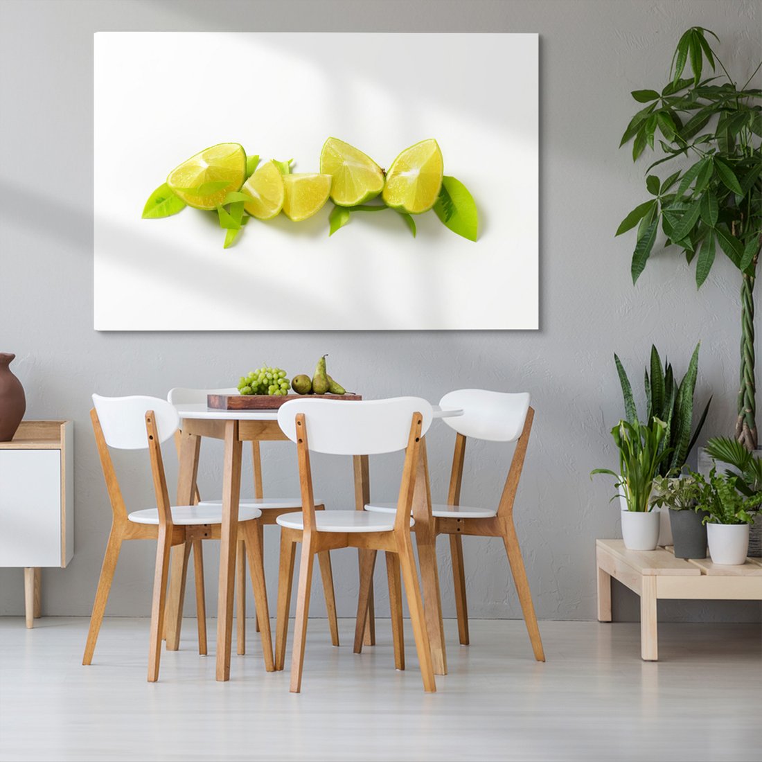 Obraz na płótnie - limonka, owoce, cytrusy