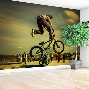 Fototapeta - bmx, rower, trik