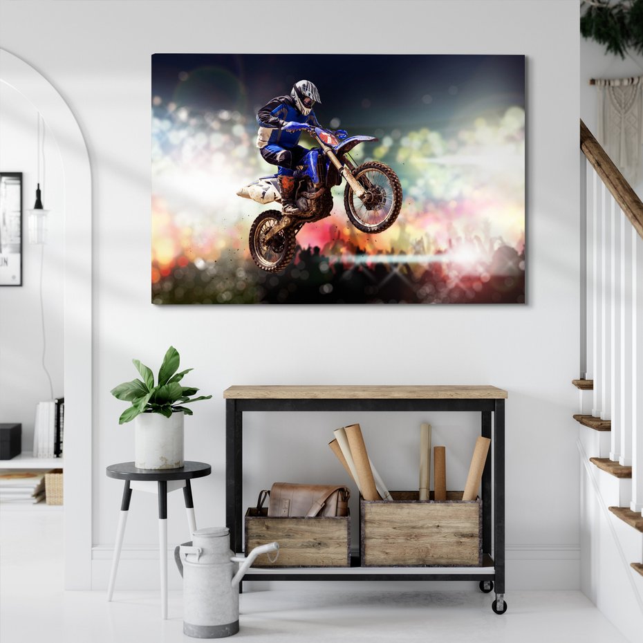 Obraz na płótnie - motocross, sport, wyczynowy