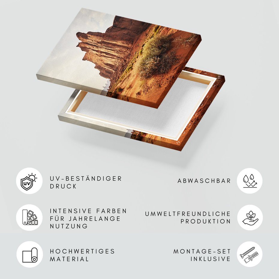 Obraz na płótnie - kanion, pustynia, skały