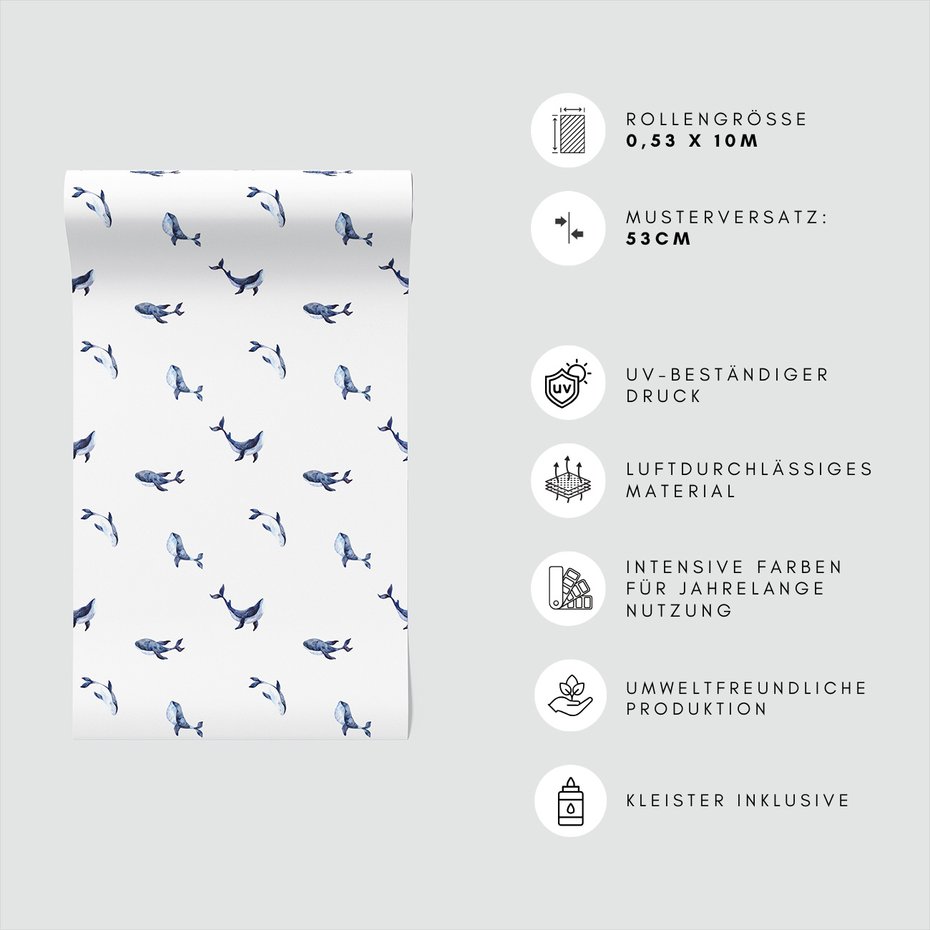 Tapeta - wieloryby, morze, zwierzęta