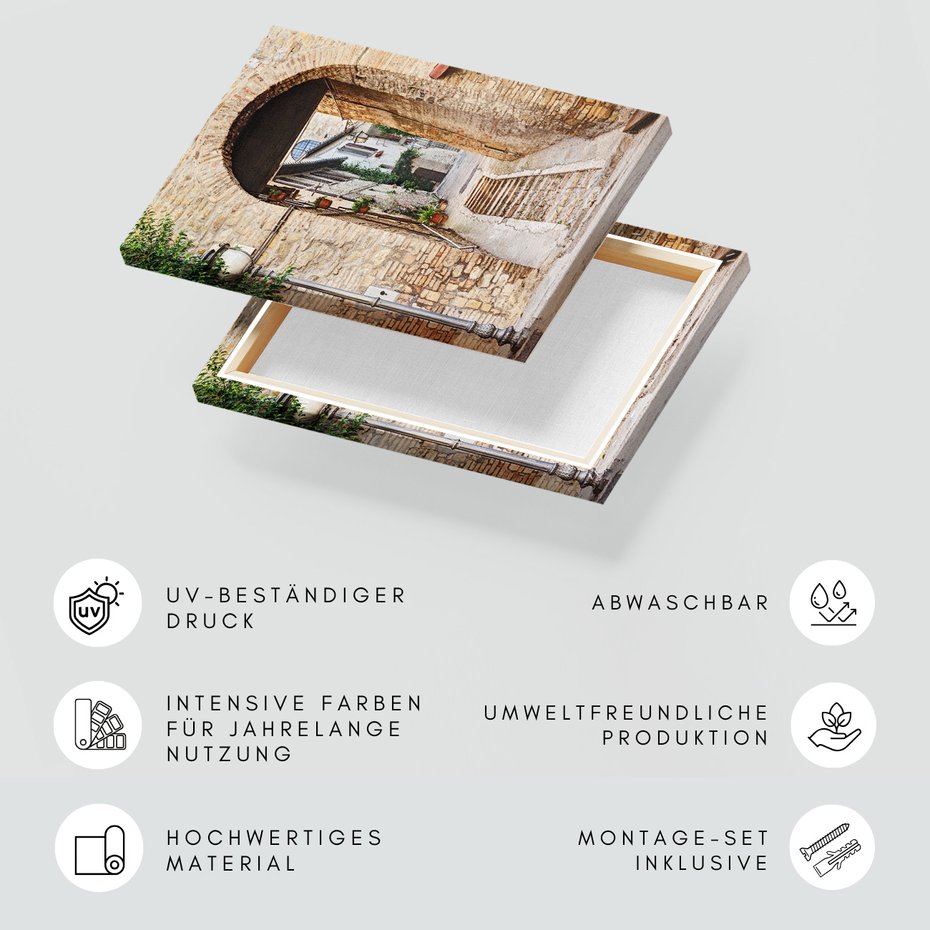 Obraz na płótnie - uliczka, miasto, architektura