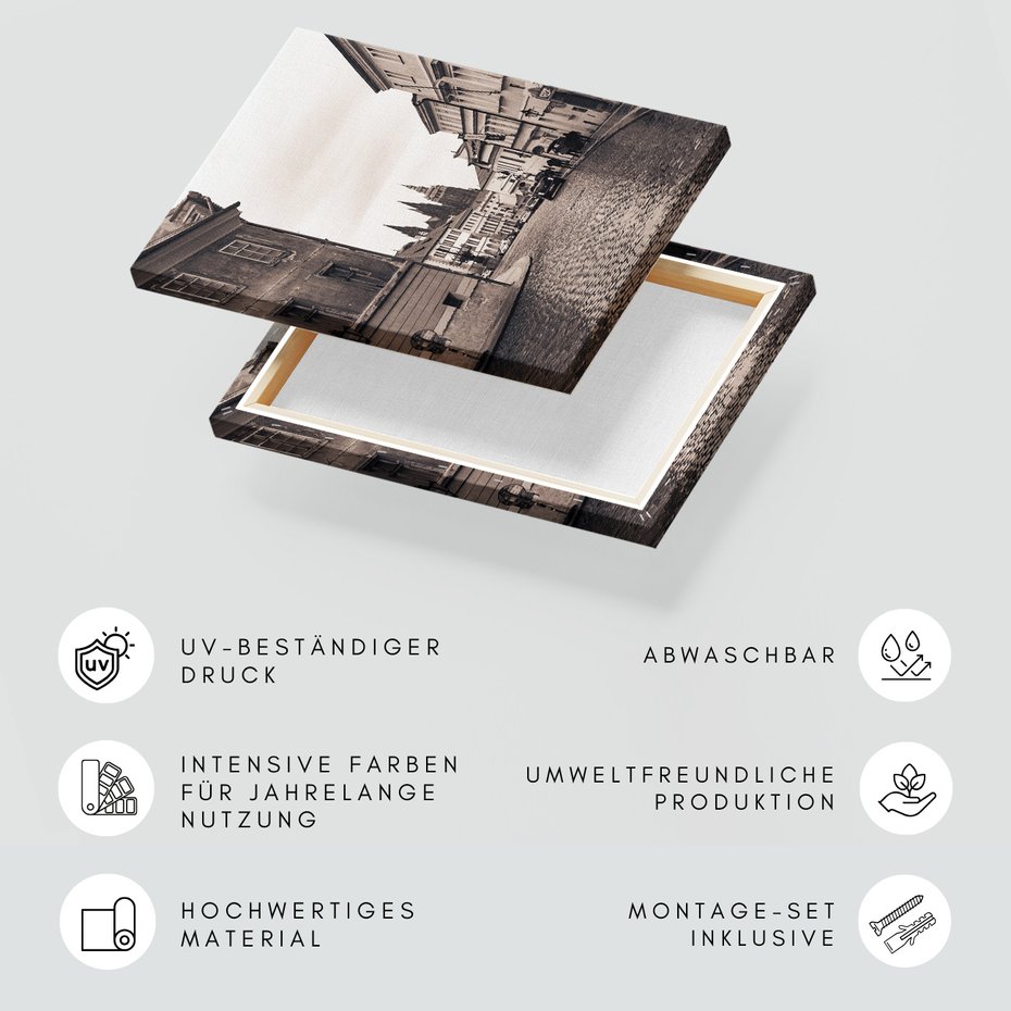 Obraz na płótnie - miasto, ulica, Praga