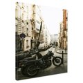 Obraz na płótnie - motocykl, ulica, miasto