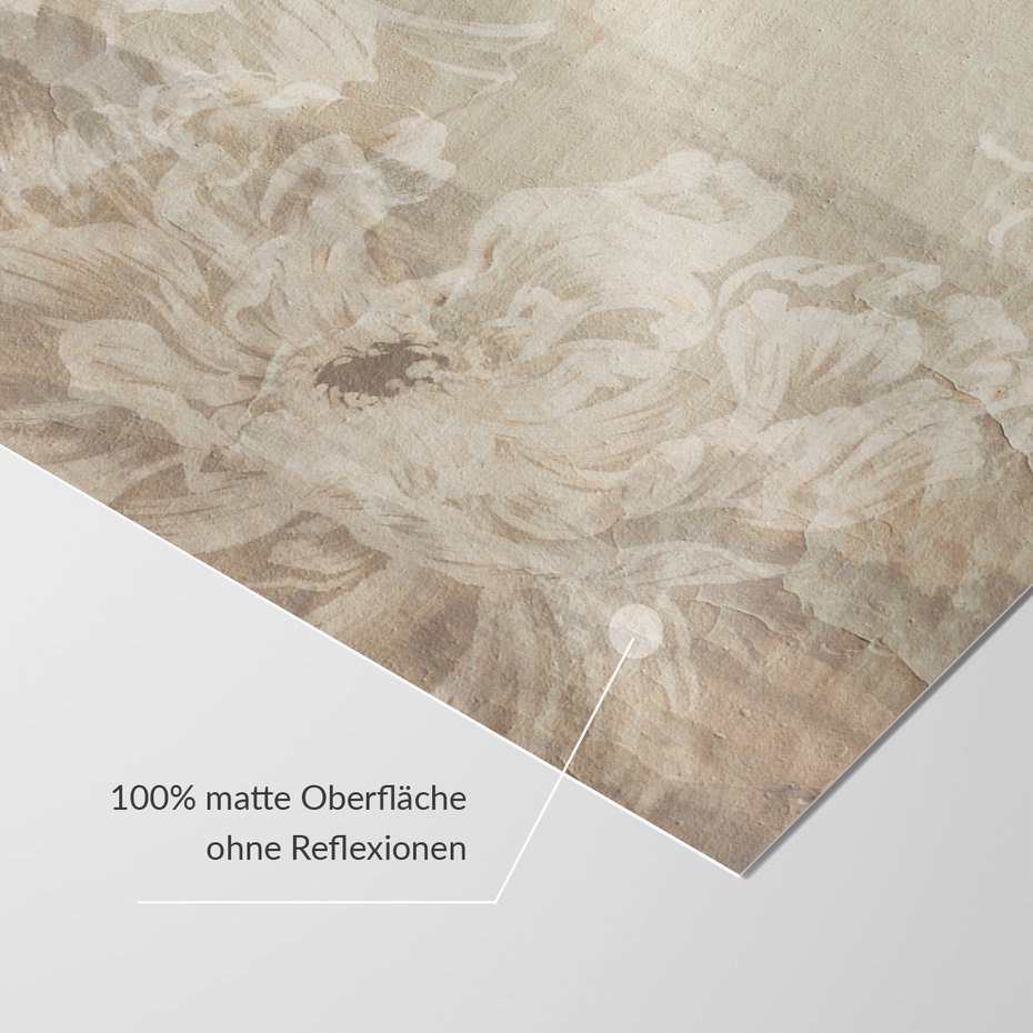 Fototapeta - loft, kwiaty, mural