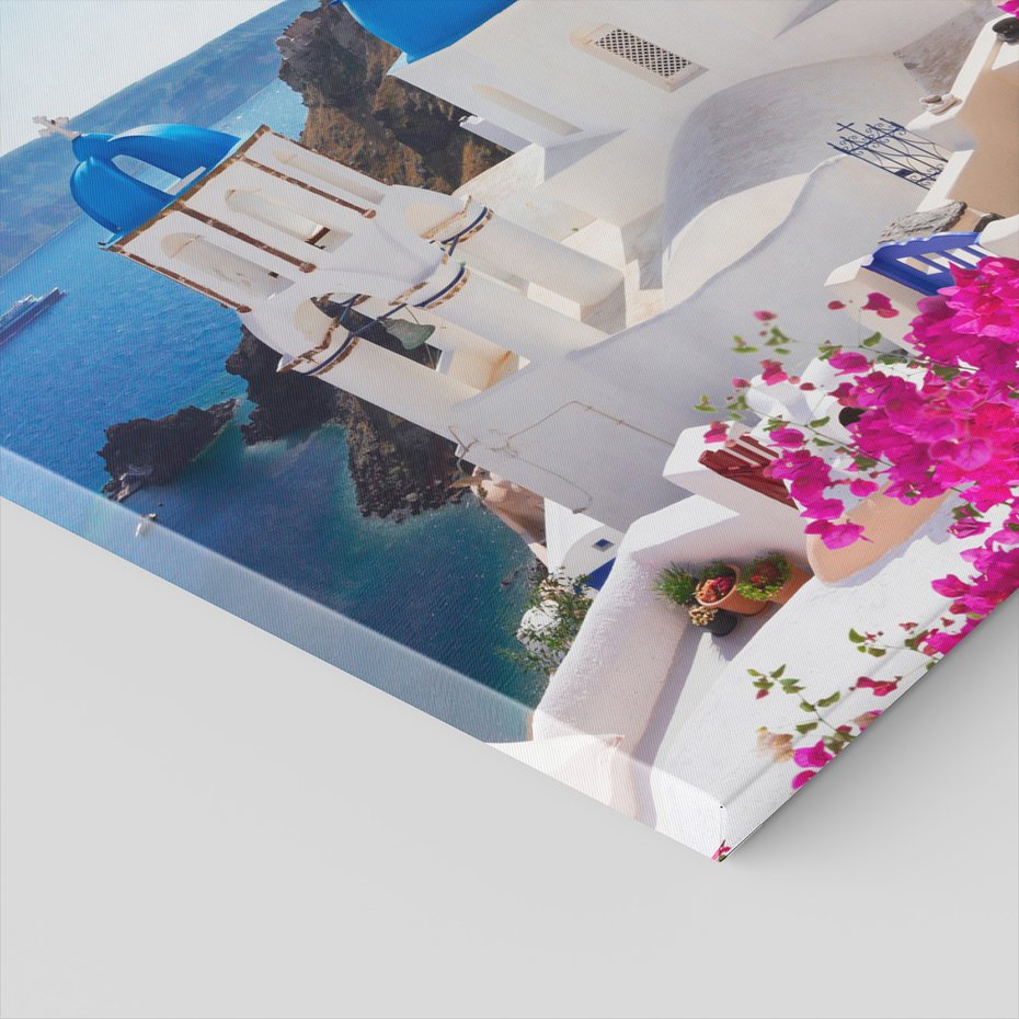 Obraz na płótnie - Santorini, Grecja, morze