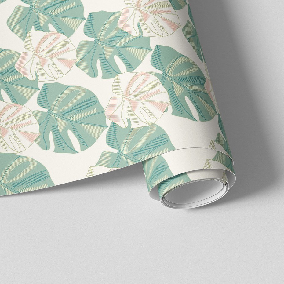 Tapeta - liście, monstera, natura