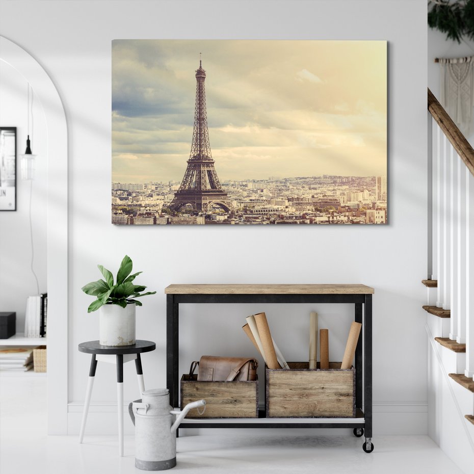 Obraz na płótnie - Paryż, wieża, miasto