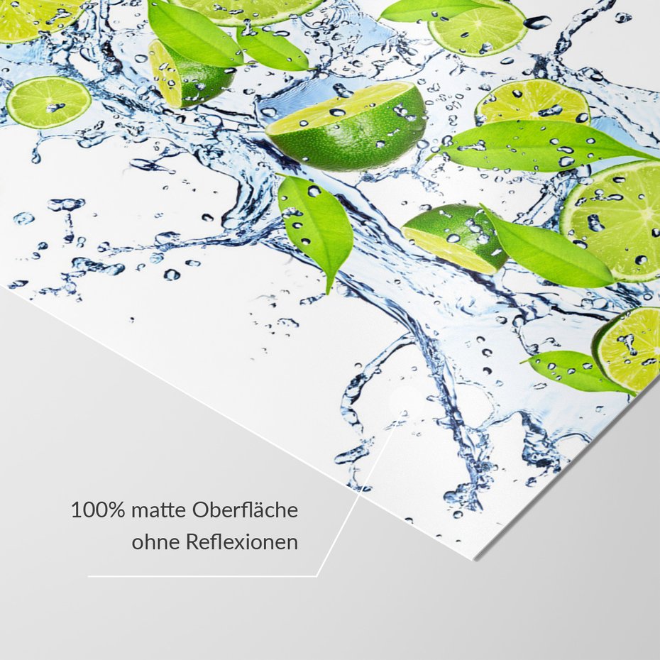 Fototapeta - limonki, woda, liście