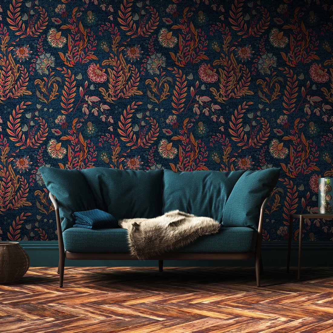 Tapeta - kwiaty, liście, natura