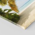Obraz na płótnie - plaża, morze, palmy