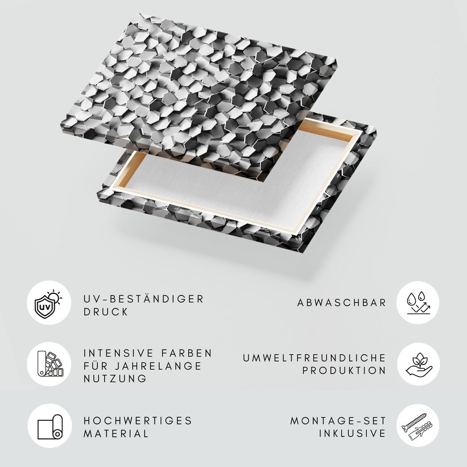 Obraz na płótnie - abstrakcja, geometria, tekstura