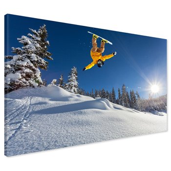 Obraz na płótnie - snowboard, zima, śnieg