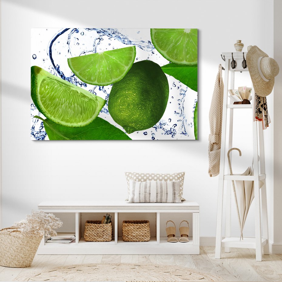 Obraz na płótnie - limonka, owoce, świeżość